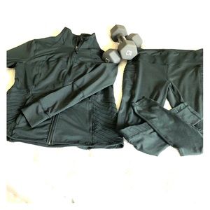 2 piece Tangerine Athletic/Leisure Set